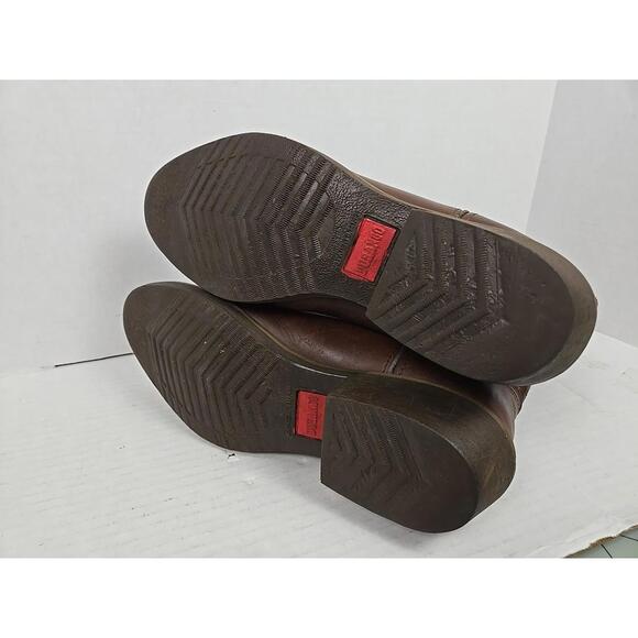 Durango Farm N Ranch - Brown Leather Embroidered Cowboy Boots - Mens 10.5EE - Picture 13 of 16